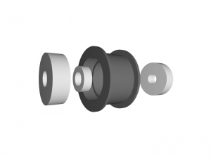 Explosionszeichnung Umlenkrolle